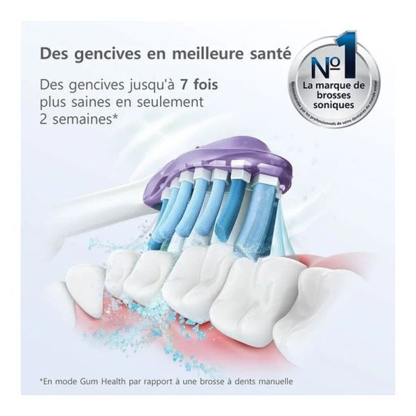 G3 Premium tête de brosse à dents électrique Soft Sonicare - 2 têtes + 1 offerte