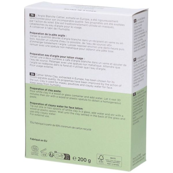 Argile Blanche Surfine - 200 g