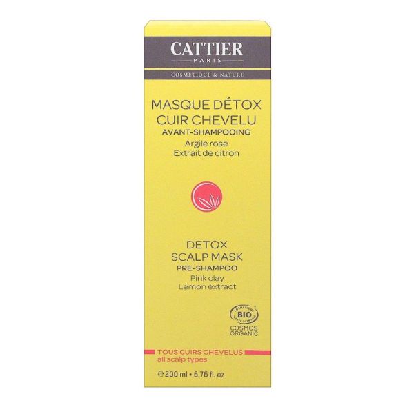 Cattier Masque Capillaire  Detox 200Mlzzz