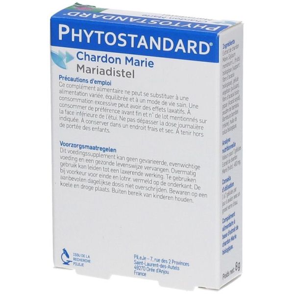 Chardon Marie Bio Phytostandard - 20 gelules
