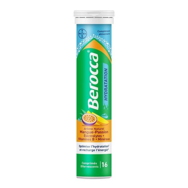 Hydratation - Mangue-Passion - 16 comprimés effervescents