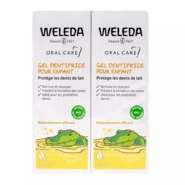 Gel dentifrice pour enfant - 2 x 50 ml