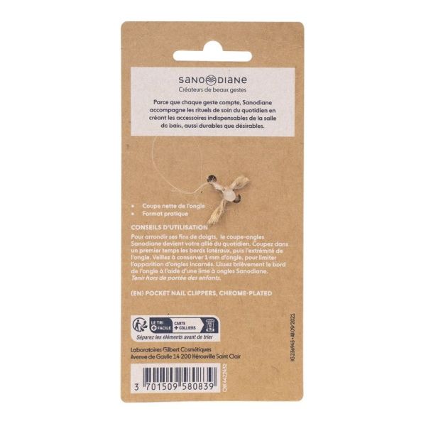 Sanodiane Coupe-ongles Manucure Récupérateur - Rose