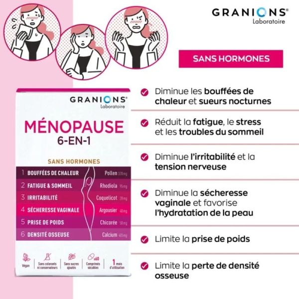 Ménopause 6-en-1 - 1 mois