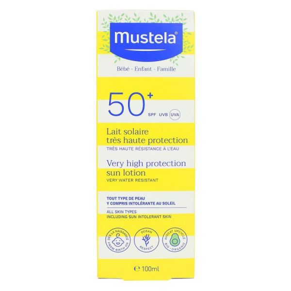 Mustela Sol Lait Spf50 Famille 100Ml