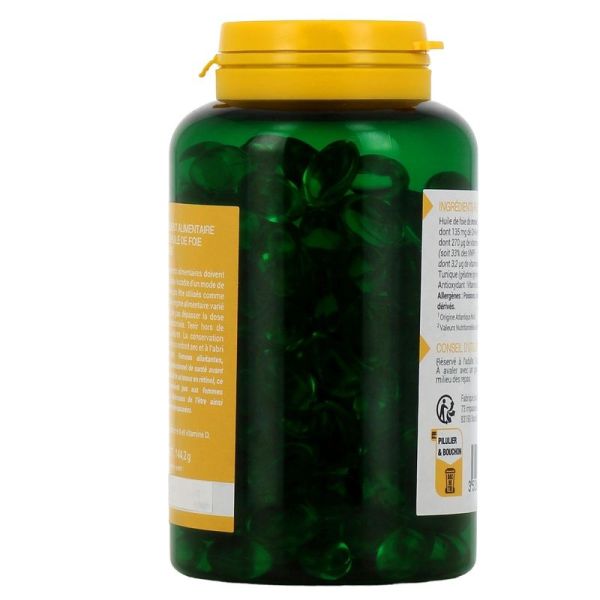 Huile de Foie de Morue - 200 capsules