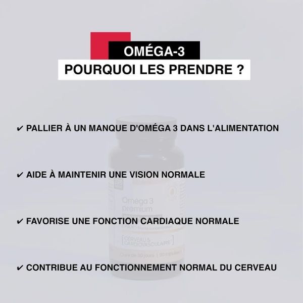 Oméga-3 EPAX en capsules - 90 capsules