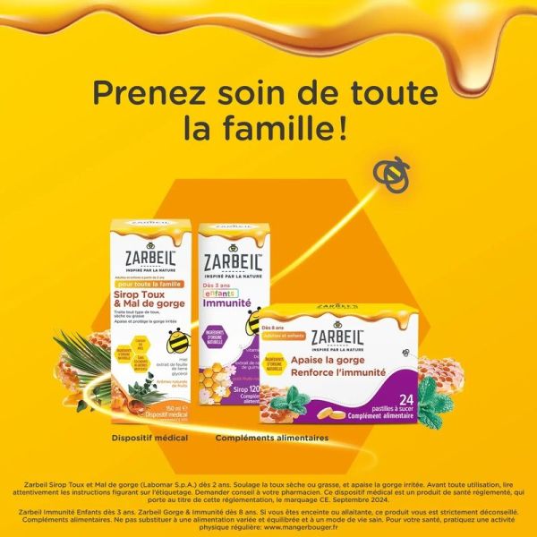 Gorge et Immunité - 24 pastilles