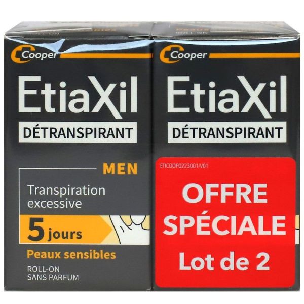Etiaxil Homme Rollon 72H Lot2