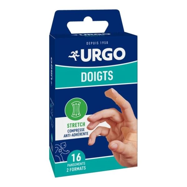 Doigts - 16 pansements, 2 formats