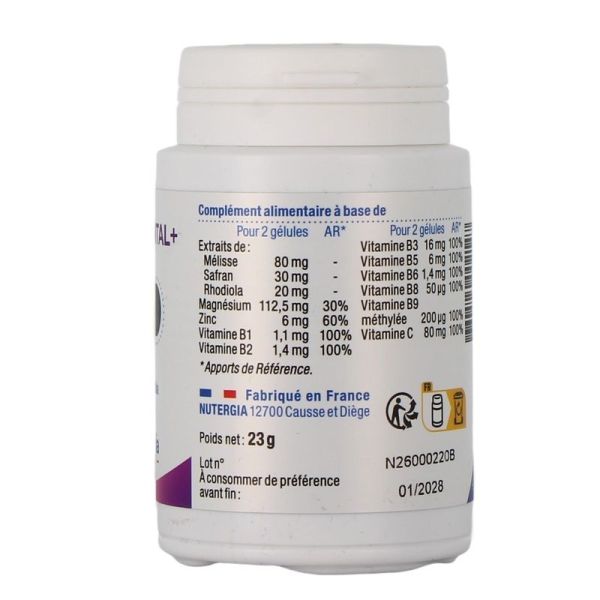 Ergymental+ - 60 gélules