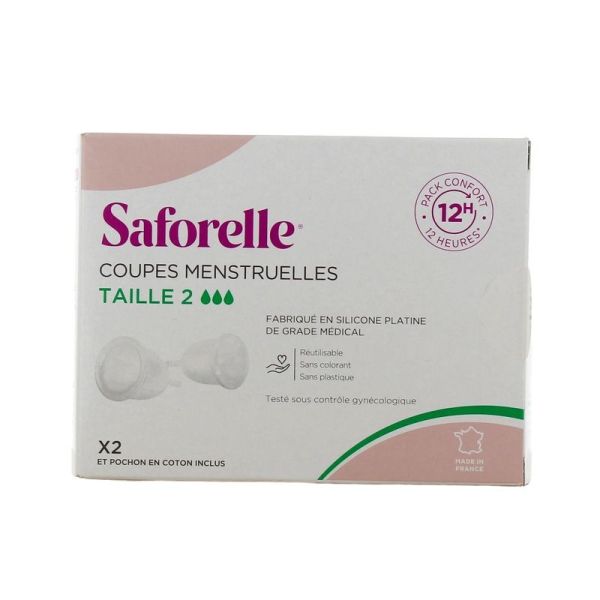 Coupes menstruelles taille 2 - 2 coupes menstruelles