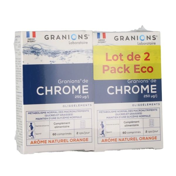 Chrome 250 mcg - 2 x 60 comprimés