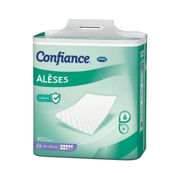 Confiance Alèse 60 x 90cm 8 Gouttes 30 alèses