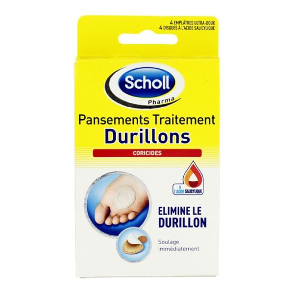 Scholl Pansement Coricides Durillon 4