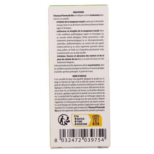 Fitonasal Pommade Bio - 10 ml