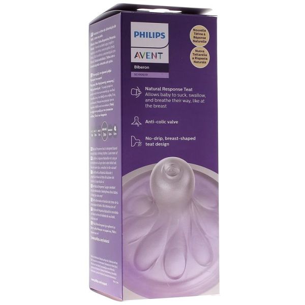 Biberon Natural à Réponse Naturelle - 3 mois et + - 330 ml