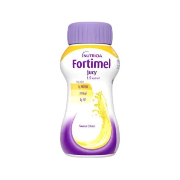 Fortimel Jucy 1.5 kcal/ml saveur citron - 4 bouteilles de 200 ml