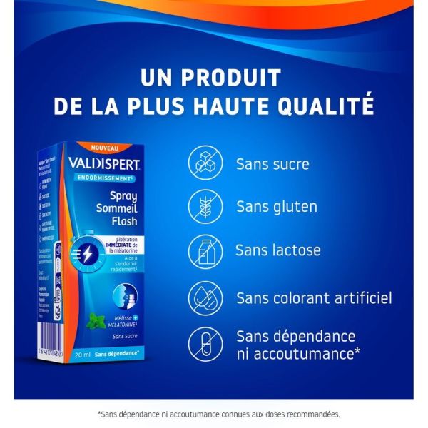 Spray Mélatonine Sommeil Flash - 20 ml