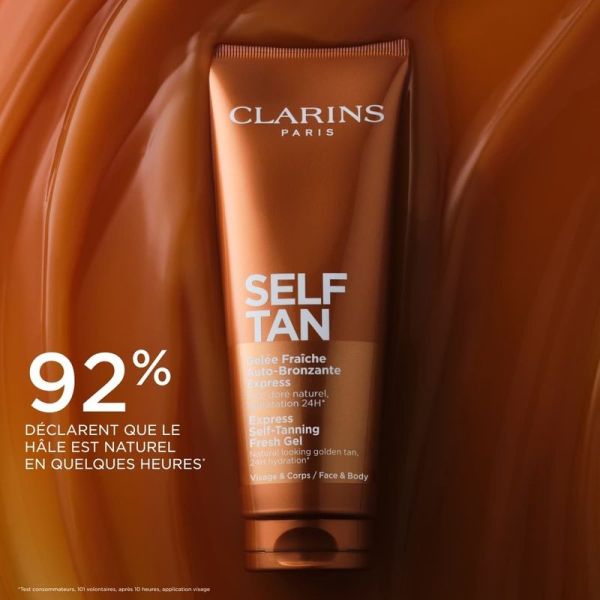 Gelée Fraîche Auto-Bronzante Express Visage & Corps - 125 ml