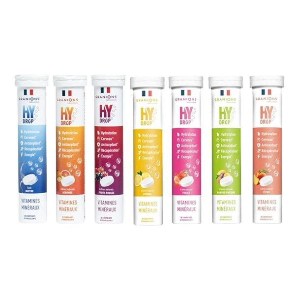 HYDROP Hydratation Électrolytes - 20 comprimés effervescents