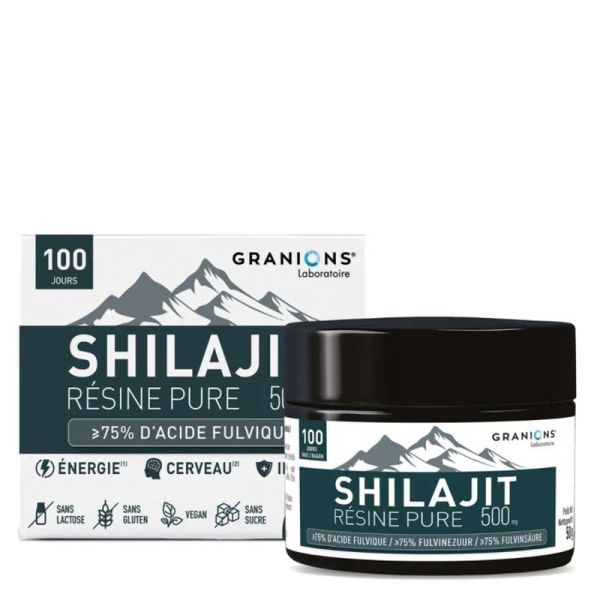 Shilajit pur en résine - 500 mg - 50 g