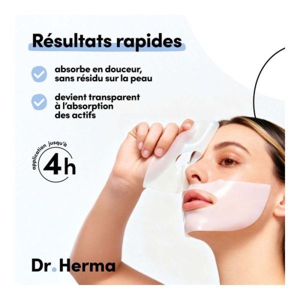 Dr Herma Masque Collagène Anti-Âge - 1 masque hydrogel