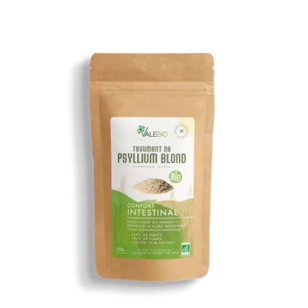 Tégument de Psyllium Blond Bio - 120 g