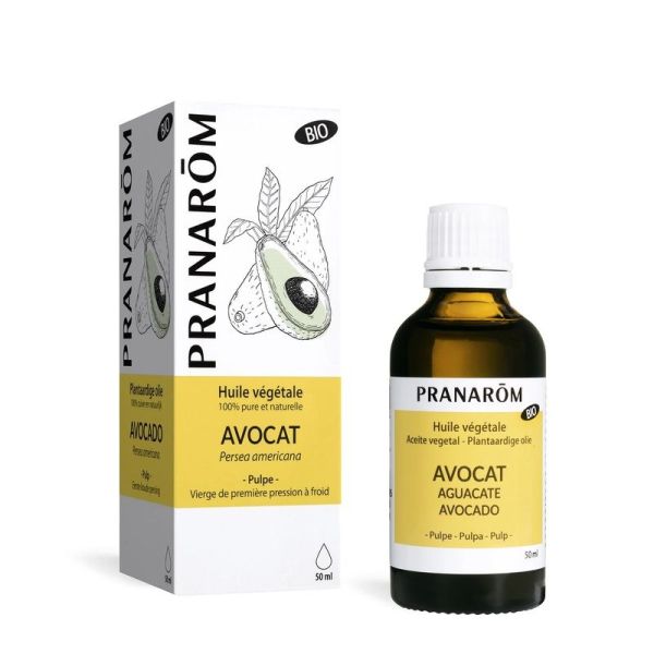 Huile Végétale d'Avocat - Bio - 50 ml
