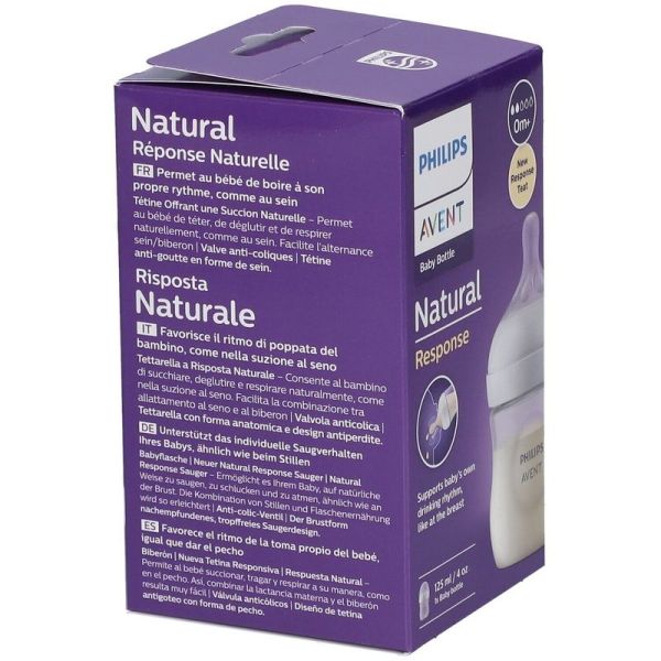 Avent Bib Nat Response 125Ml