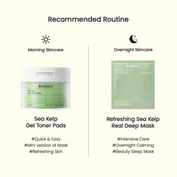 Sea Kelp Gel Toner Pads - 140 g