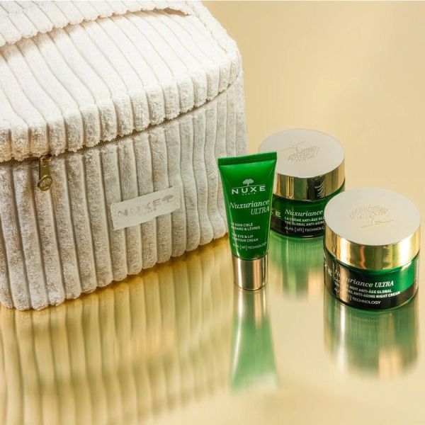 La Routine Anti-Âge Global Nuxuriance Ultra Alfa [3R] - Crème Anti-Âge Global 50 ml, Crème Nuit 50 ml, Soin Regard & Lèvres 15 ml