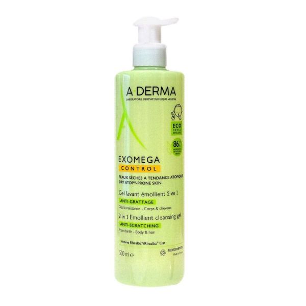 A Derma Exomega Control Gel Lav 500Ml