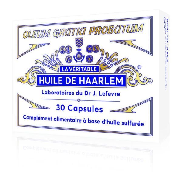 Huile de Haarlem - 30 capsules de soufre