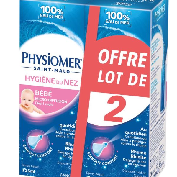 Physiomer Nourrisson 115Ml X2