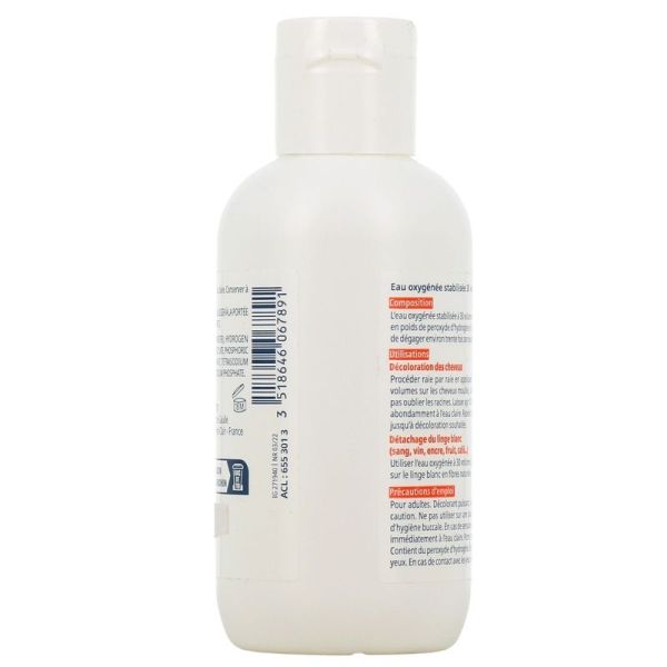 Eau oxygénée 30 volumes - 125 ml