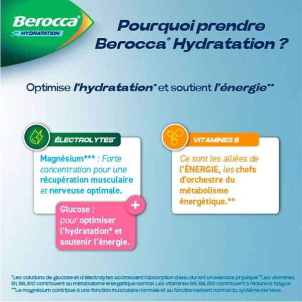 Hydratation - Mangue-Passion - 16 comprimés effervescents