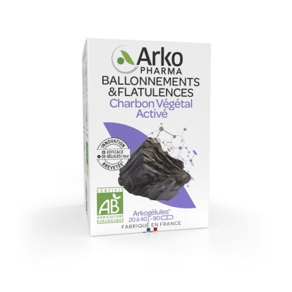 Arkogelule Bio Charbon Vegetal 80 Gel