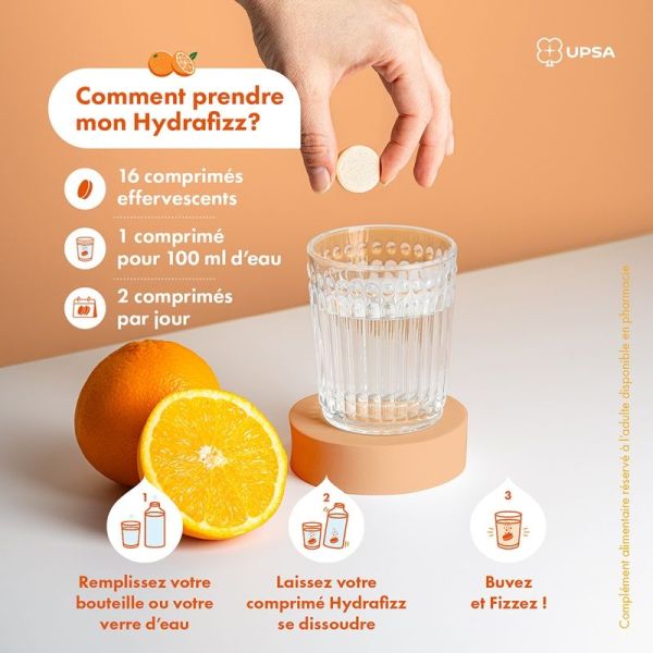 Hydra +Boost - 16 comprimés effervescents