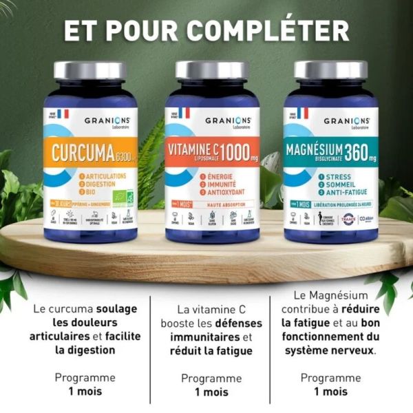 Curcuma 6300mg BIO - 60 gélules