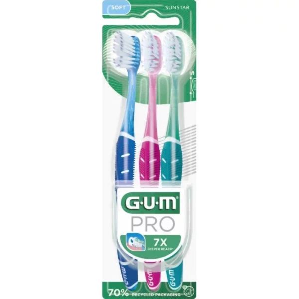 Technique Pro 525 Brosse a Dents Souple - Lot de 3