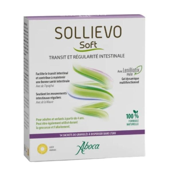 Sollievo Soft Transit et regularite intestinale - 14 sachets