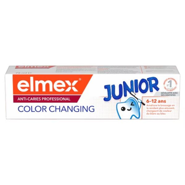 Dentifrice Junior Color Changing Anti-Caries Professional - 75 ml