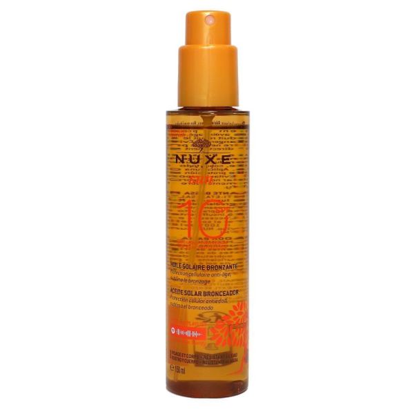 Nuxe Sun 10 Huile Bronzante Vis/Corps