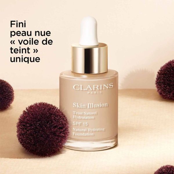 Skin Illusion Fond de Teint Hydratant Naturel SPF15 - Teinte 110 Honey 30 ml