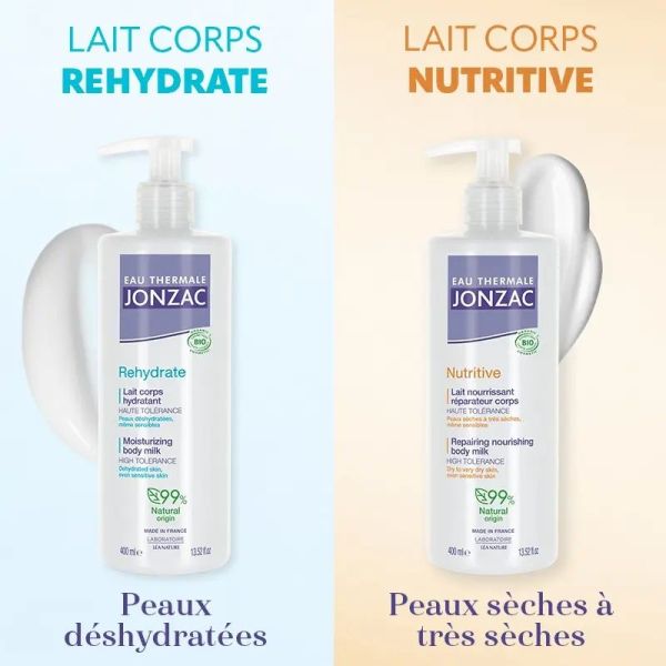 Rehydrate Lait Corps Soyeux Bio - 400 ml