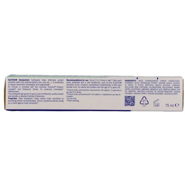 Dentifrice Dents Sensibles Sensiprotect - 2 x 75 ml