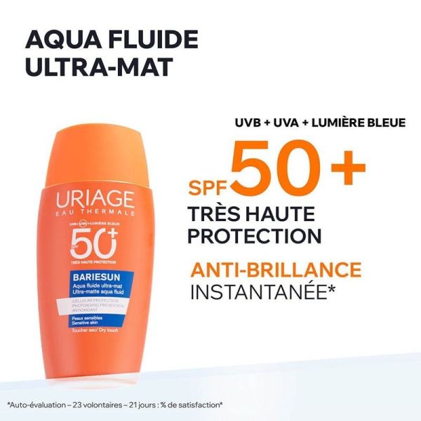 Aqua Fluide Solaire Ultra-Mat SPF50+ Bariésun - 50 ml