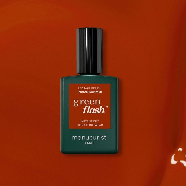 Vernis semi-permanent Green Flash - Indian Summer - 15 ml