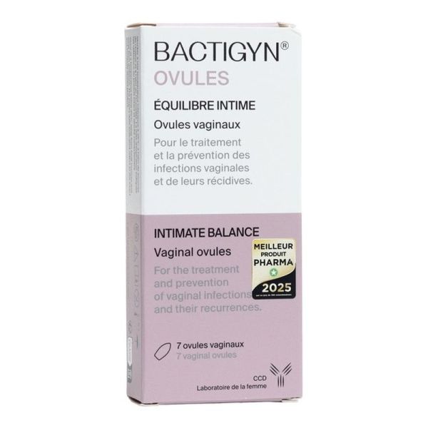 Bactigyn Ovules Équilibre Intime - 7 ovules